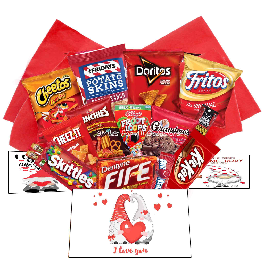 Valentine Snack Gift Box Care Package