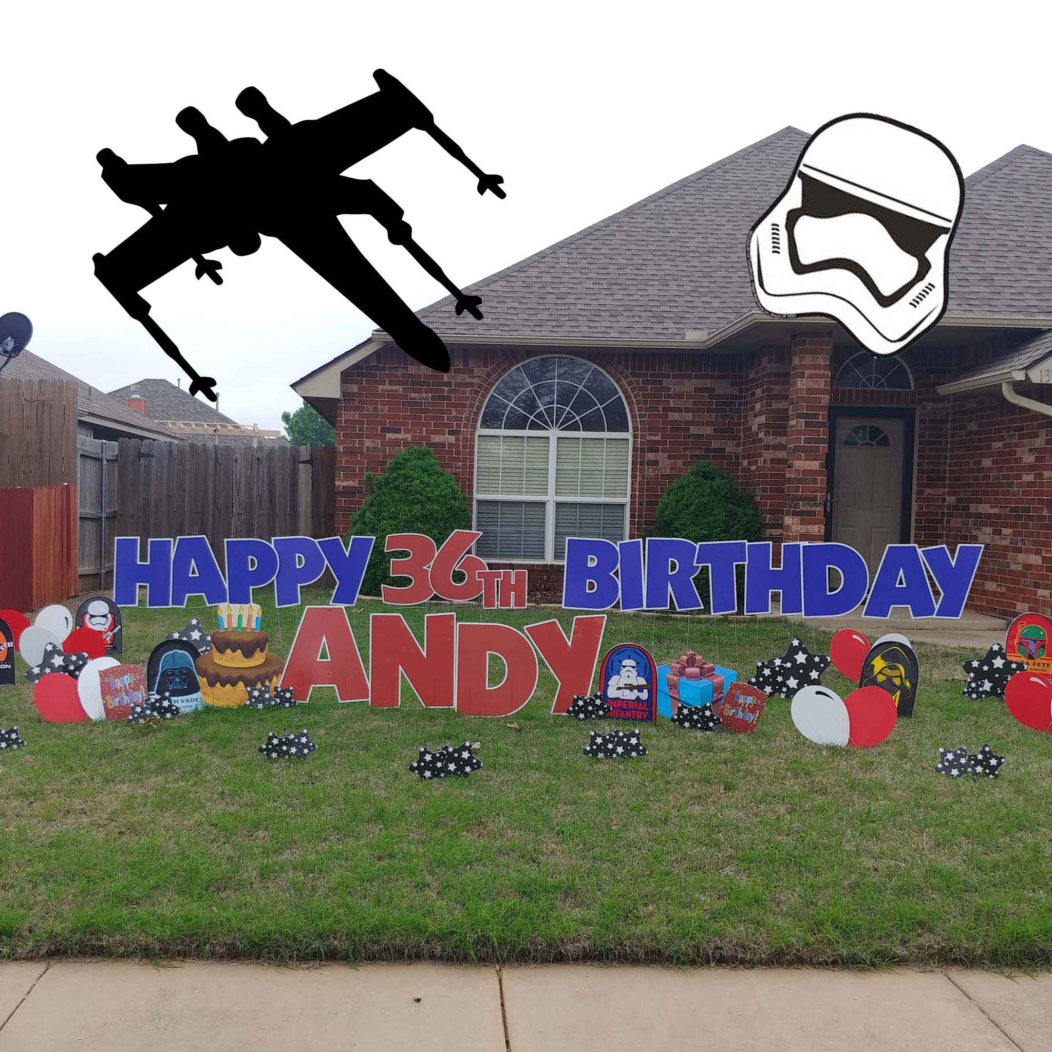 Star Wars Birthday Signs