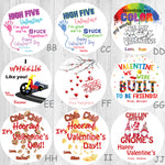 Custom Personalized Valentine Stickers