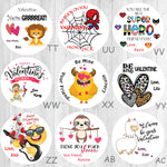 Custom Personalized Valentine Stickers