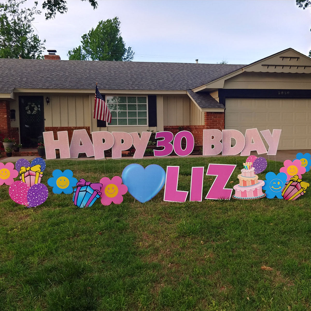 Fun Birthday Yard Signs