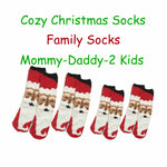 Matching Family Santa Fuzzy Socks