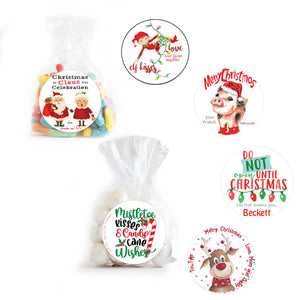 Custom Personalized Christmas Stickers