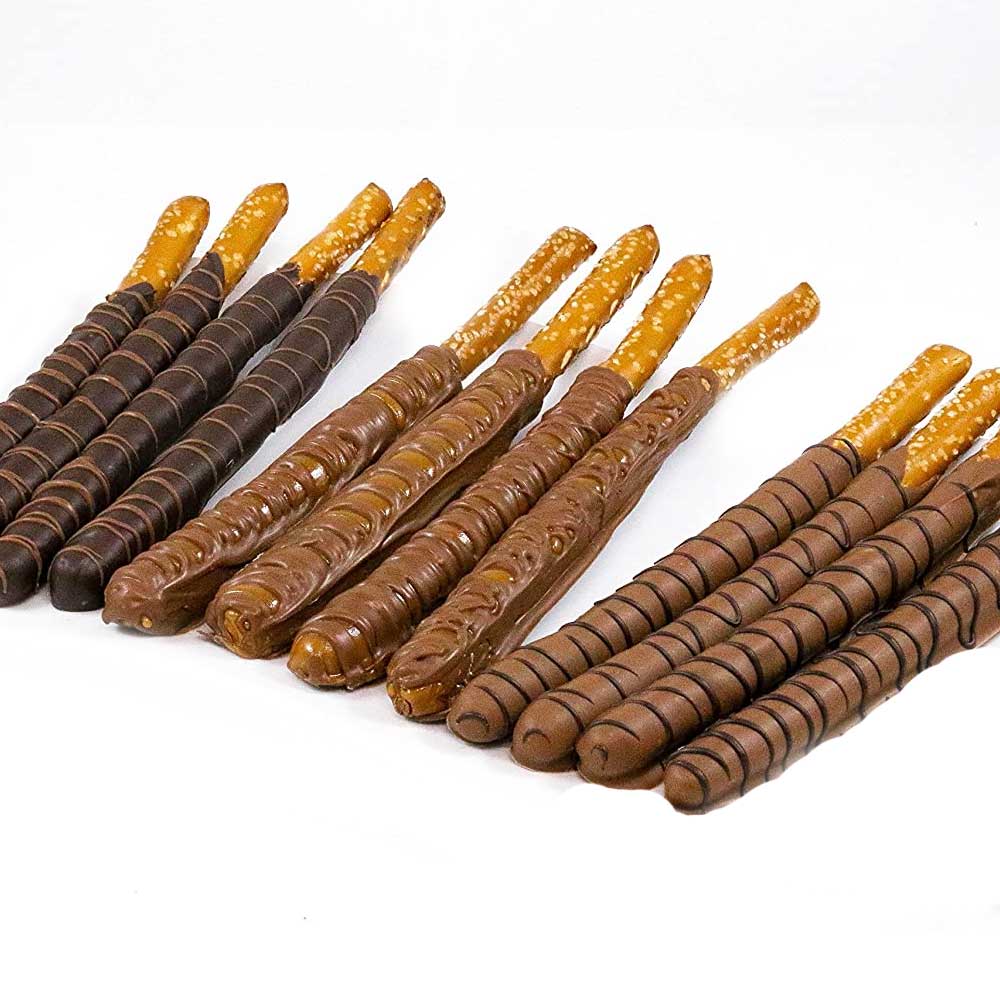 Chocolate Covered Pretzel Rods / Custom Colors