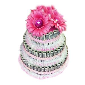 Cash Money Flower Top Cake