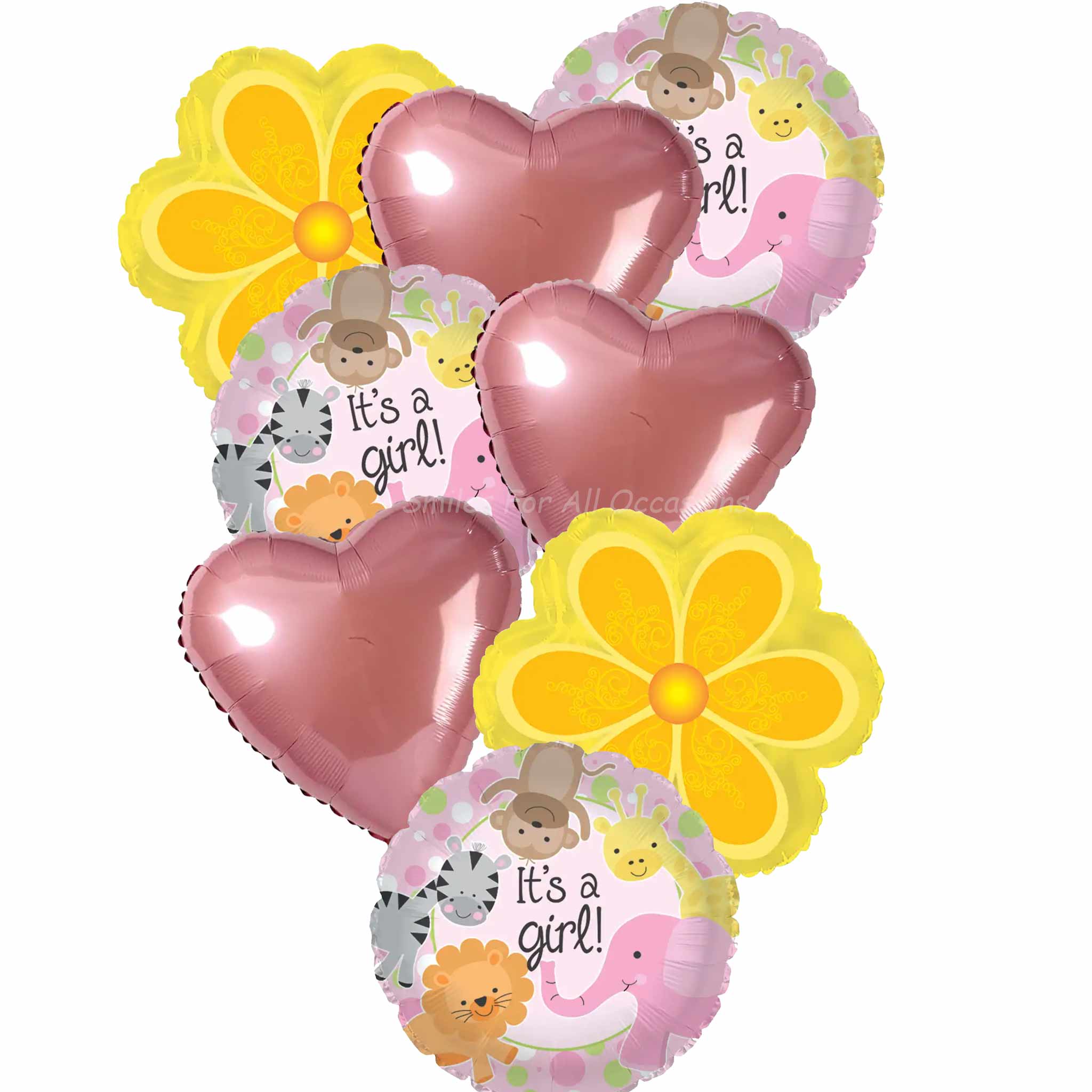 Baby Girl Mylar Balloons – Smiles For All Occasions