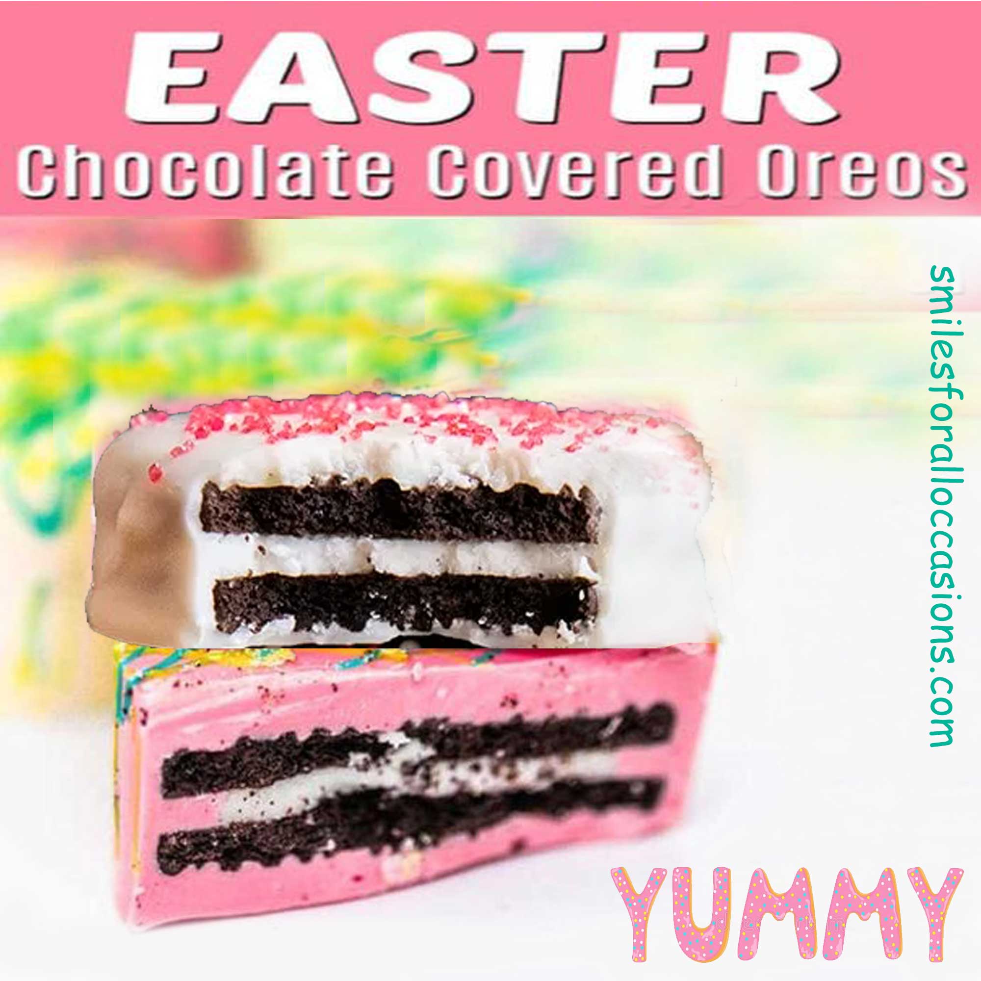 Easter Chocolate Covered Oreos