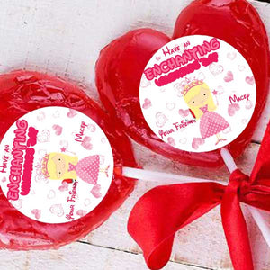 Custom Personalized Valentine Stickers