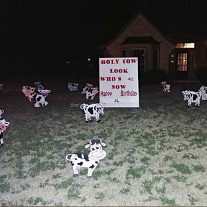 Cows Yard Sign